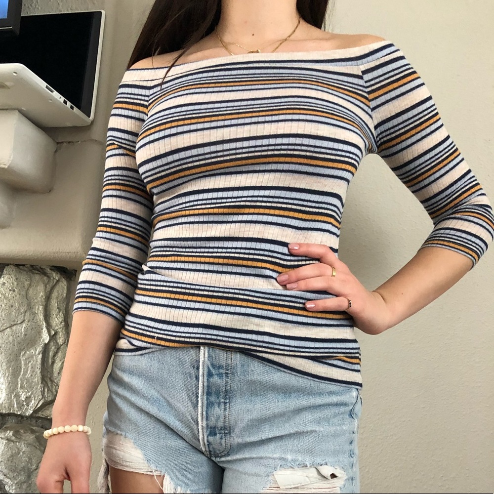 Zara off the shoulder top